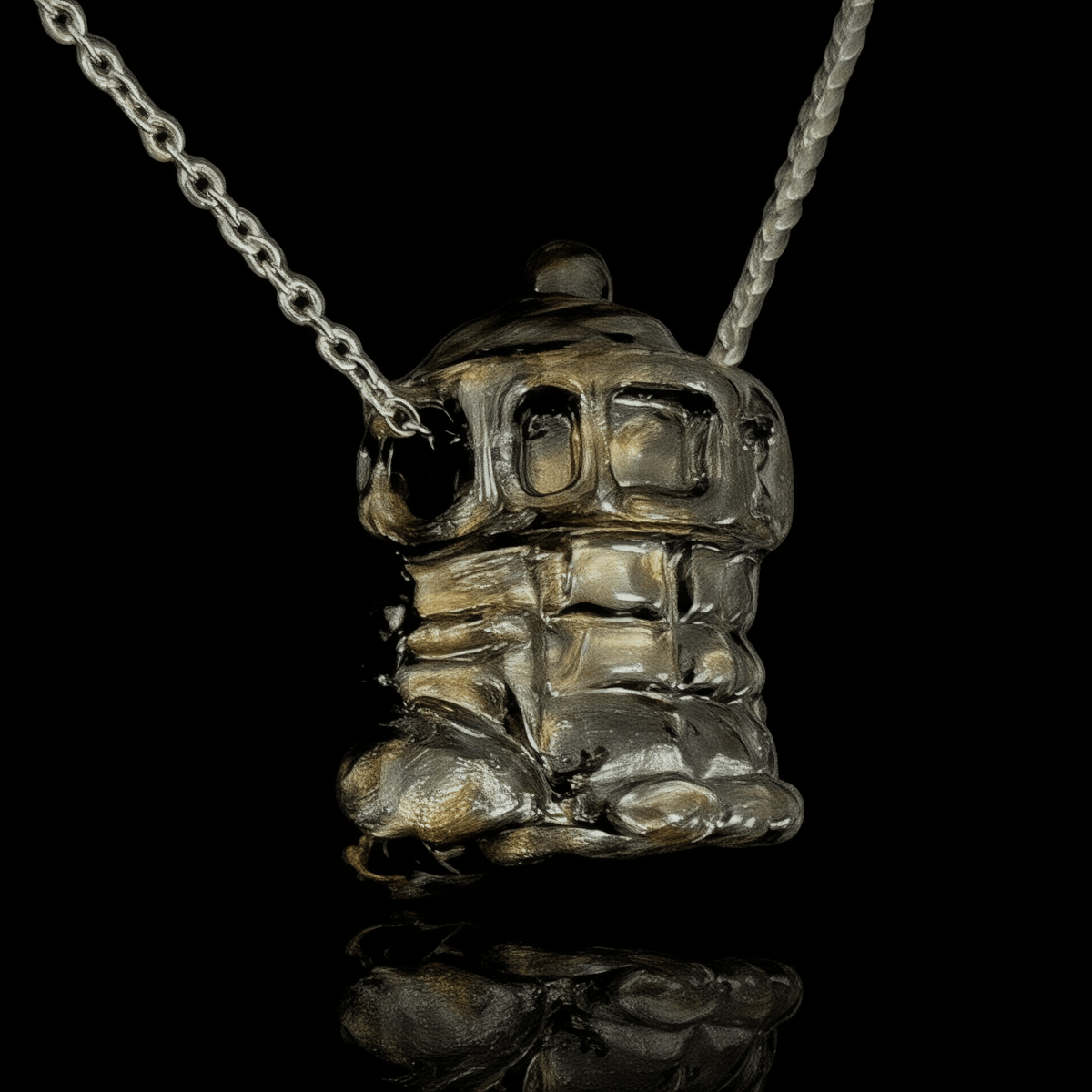 Conversion Glass War Helm #3 Pendant