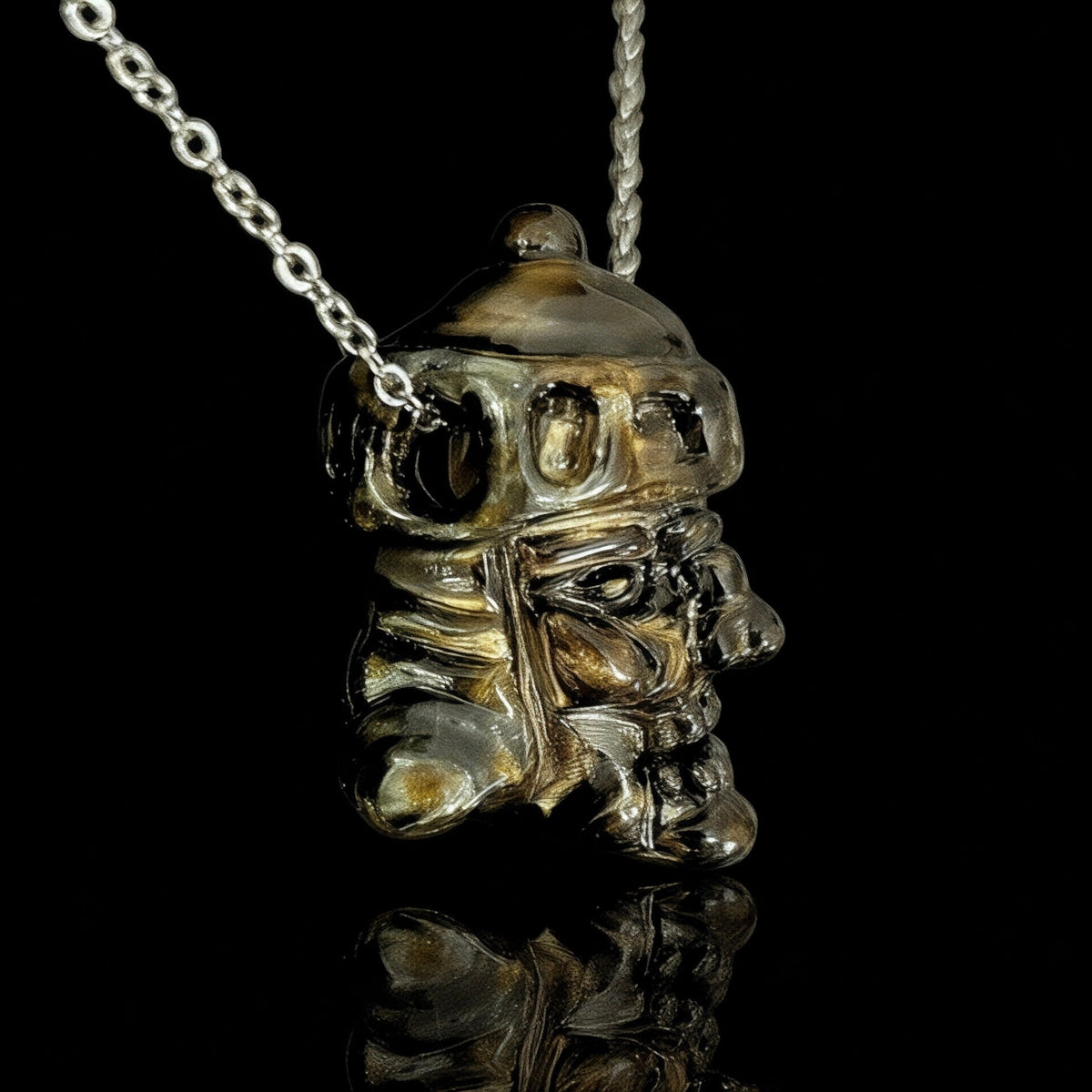 Conversion Glass War Helm #3 Pendant