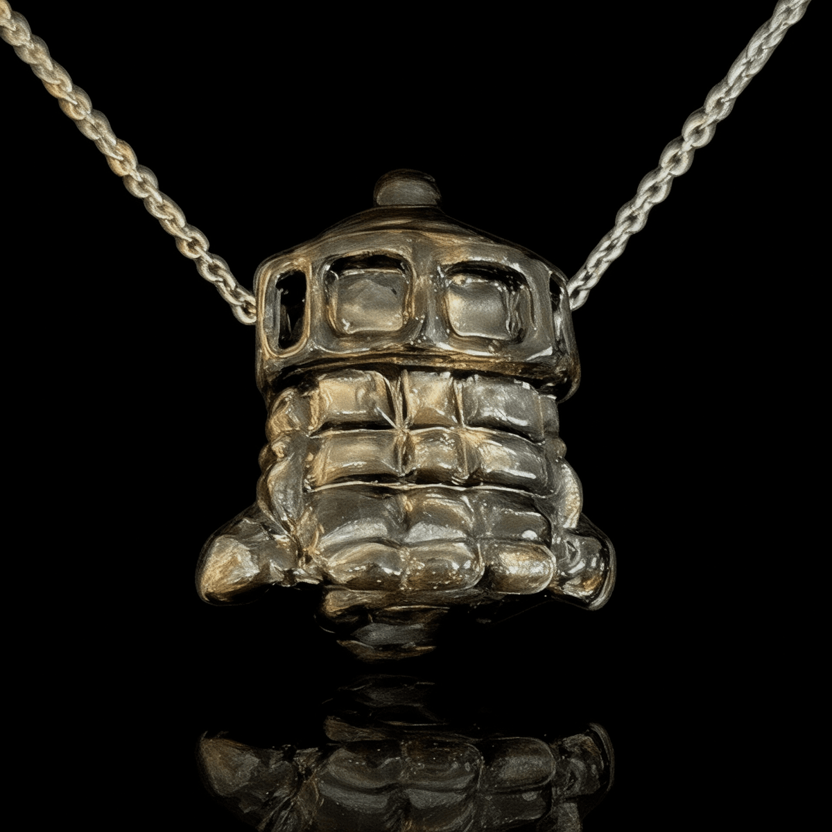 Conversion Glass War Helm #3 Pendant