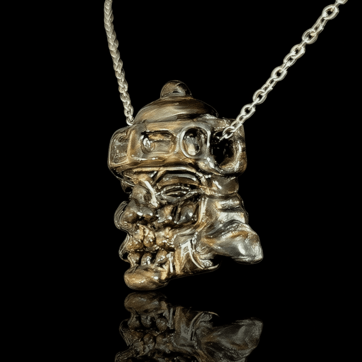 Conversion Glass War Helm #3 Pendant