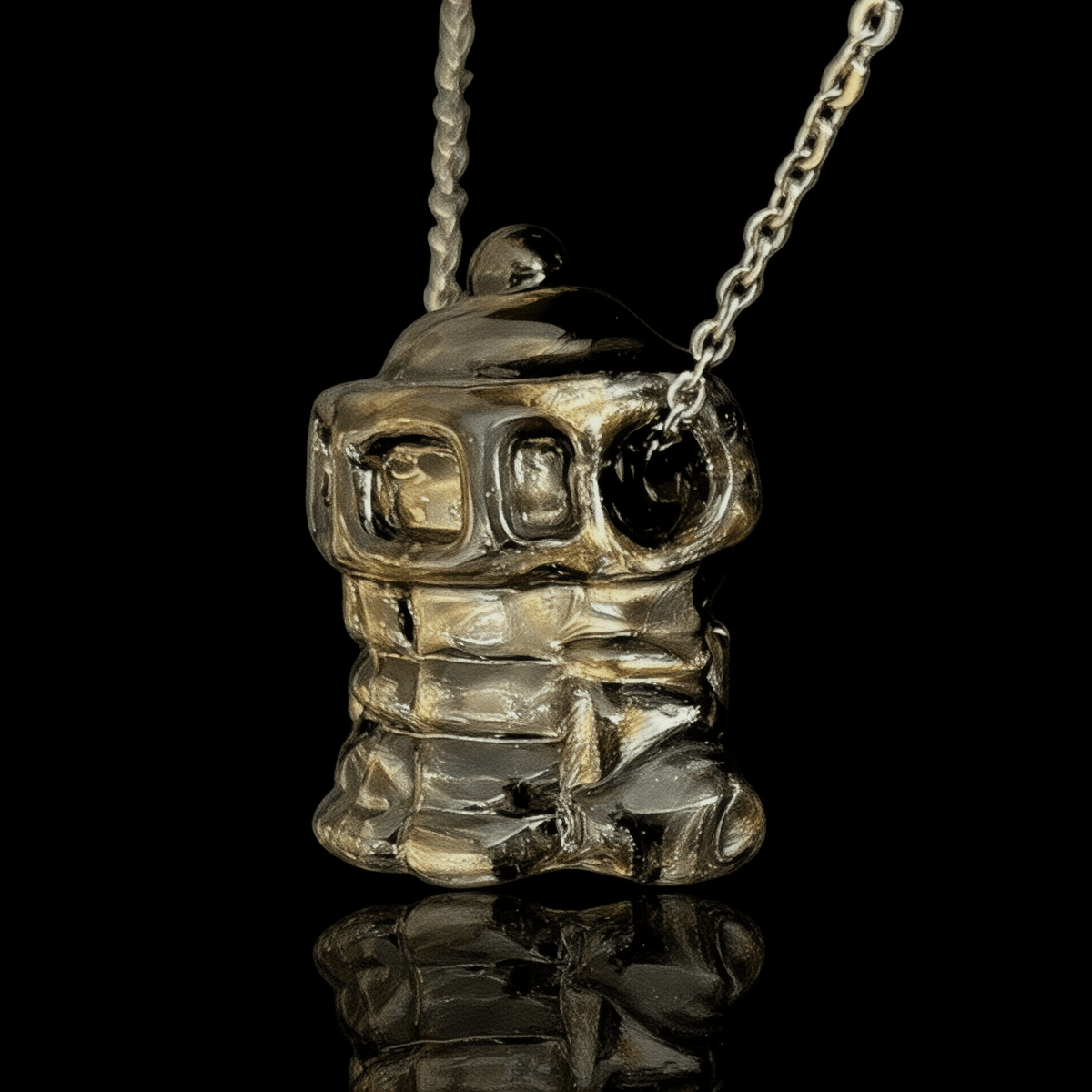 Conversion Glass War Helm #3 Pendant