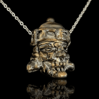 Conversion Glass War Helm #3 Pendant