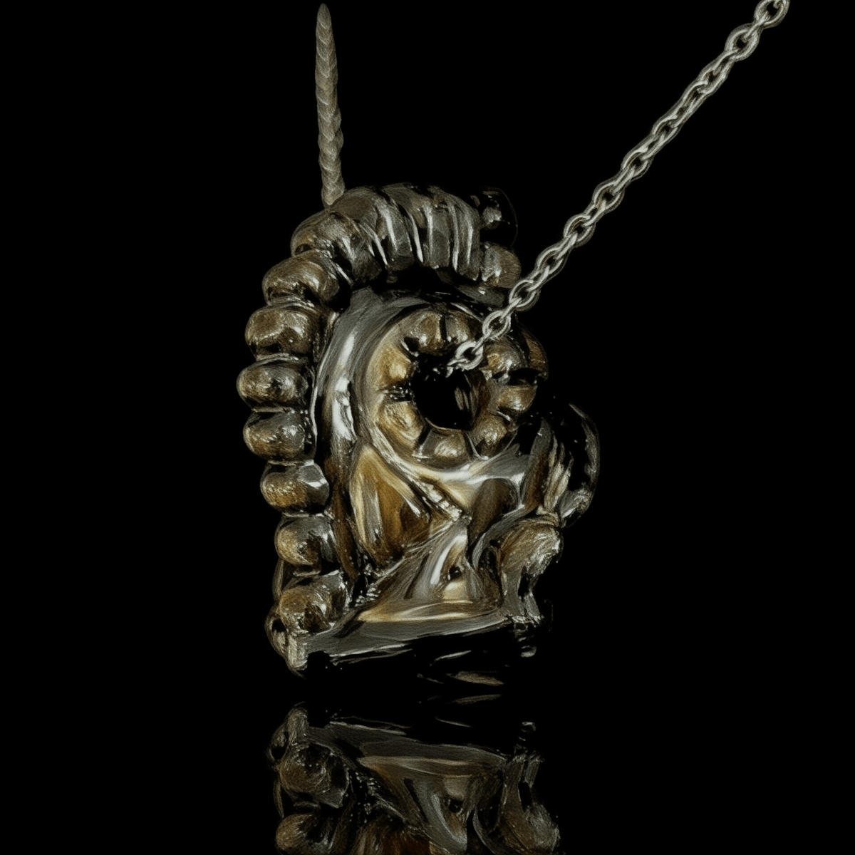 Conversion Glass War Helm #4 Pendant