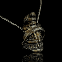Conversion Glass War Helm #4 Pendant
