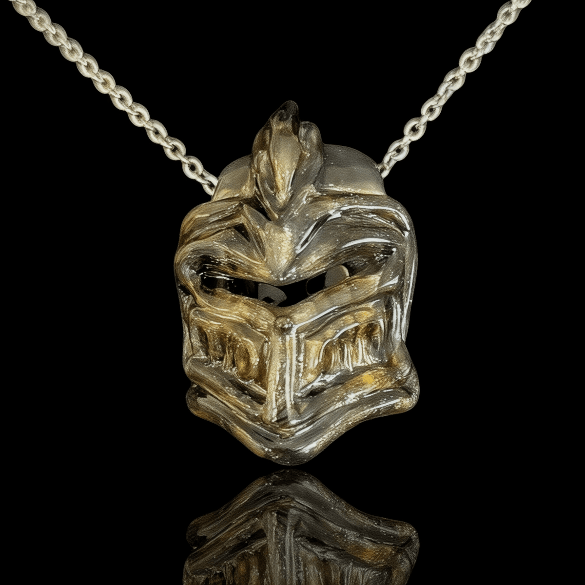 Conversion Glass War Helm #5 Pendant
