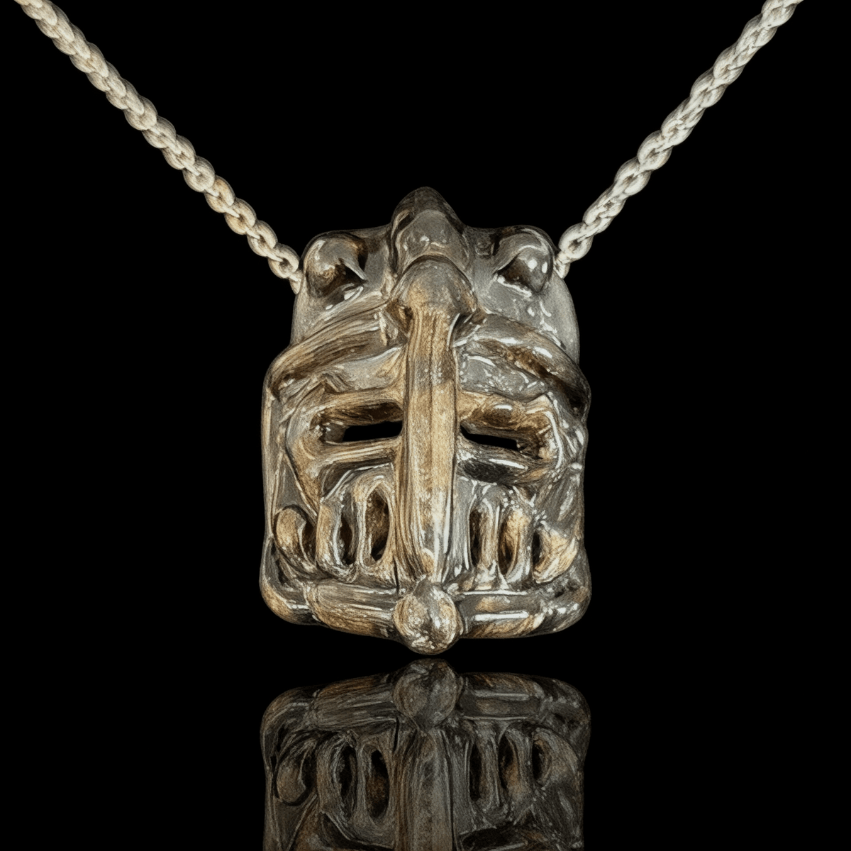 Conversion Glass War Helm #6 Pendant