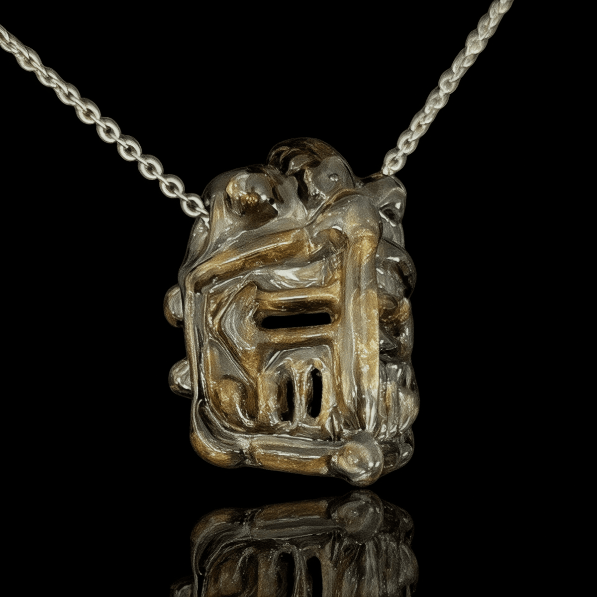 Conversion Glass War Helm #6 Pendant