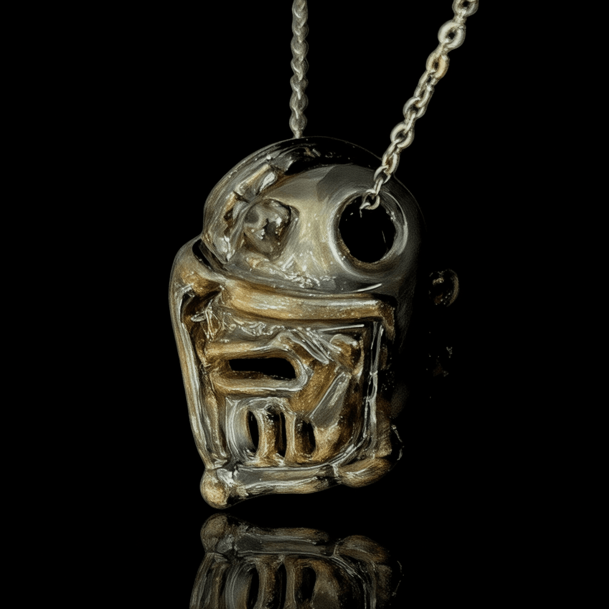 Conversion Glass War Helm #6 Pendant