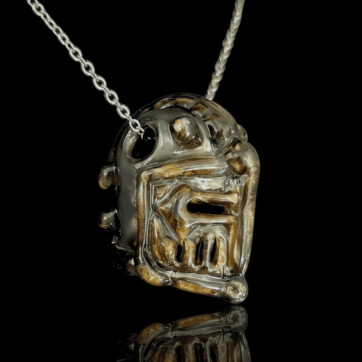 Conversion Glass War Helm #6 Pendant