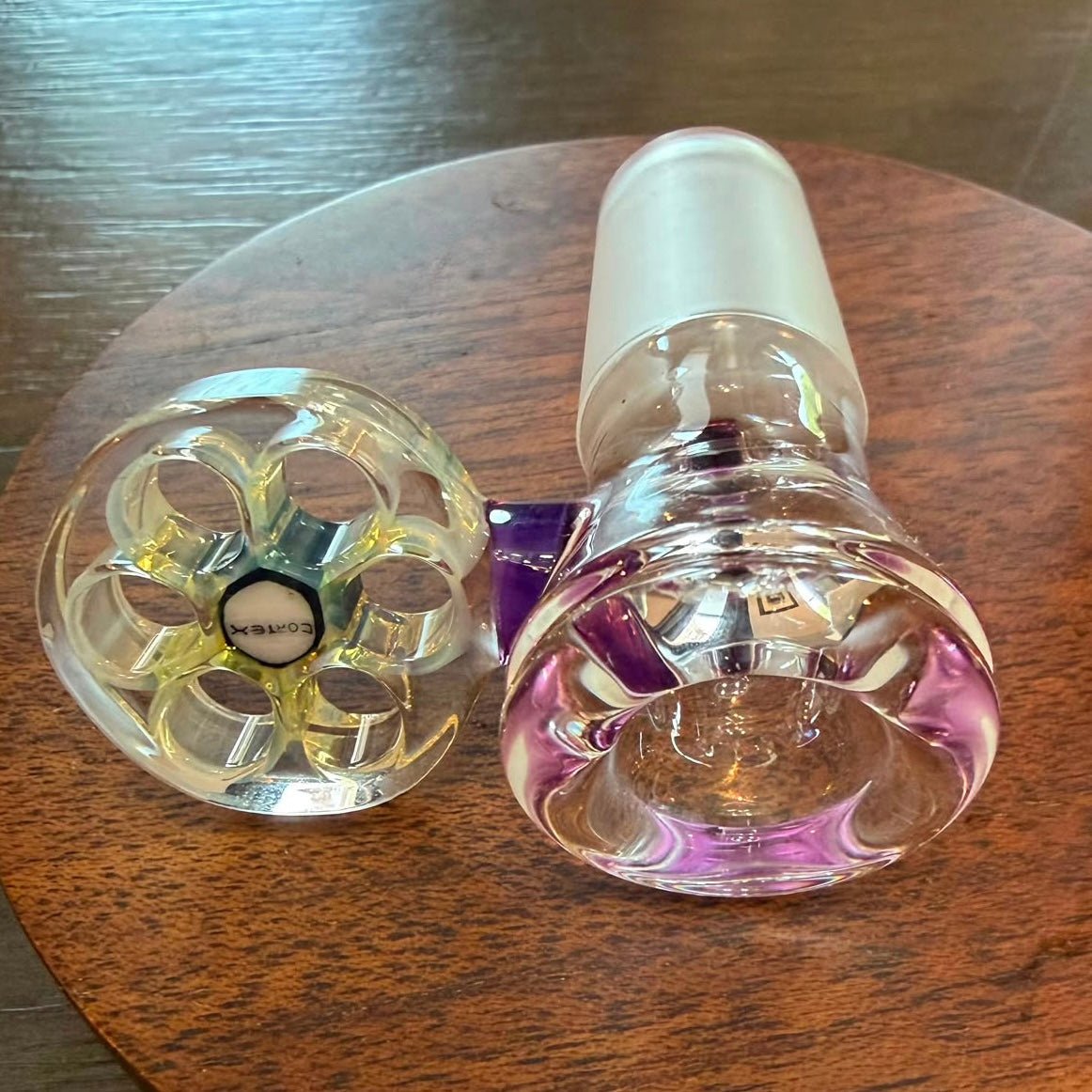 Cortex Glass "Triple Flux" TriCycler + 18MM Honeycomb Milli Slide