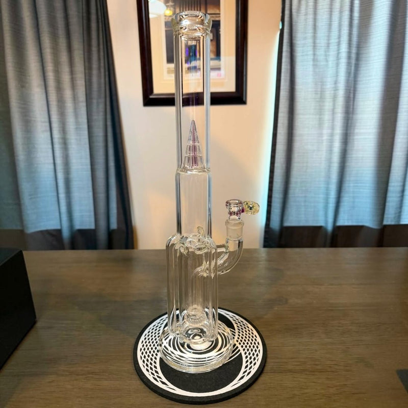 Cortex Glass "Triple Flux" TriCycler + 18MM Honeycomb Milli Slide