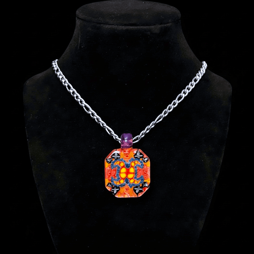 Map Glass Pendant