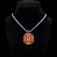 Map Glass Pendant